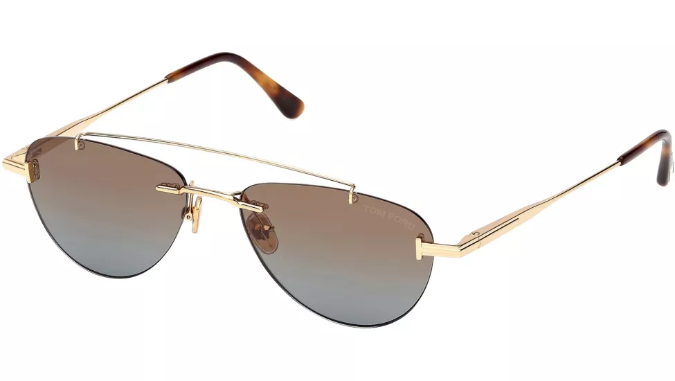 Tom Ford ASTOR-02 (FT1356-30F) 55 | Unisex Kahverengi Güneş Gözlüğü